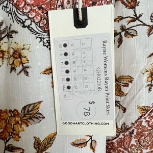 Good Hart by Matilda Jane - NWT Trunk Keeper Sample.  Ryane Skirt Size Small